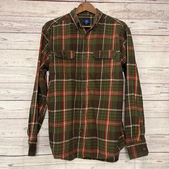 George Flannel Button Down Large - Picture 1 of 6